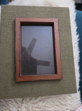 Gorgeous Vintage MCM Wooden Picture Frame/solid Wood /easel Back Frame/Retro